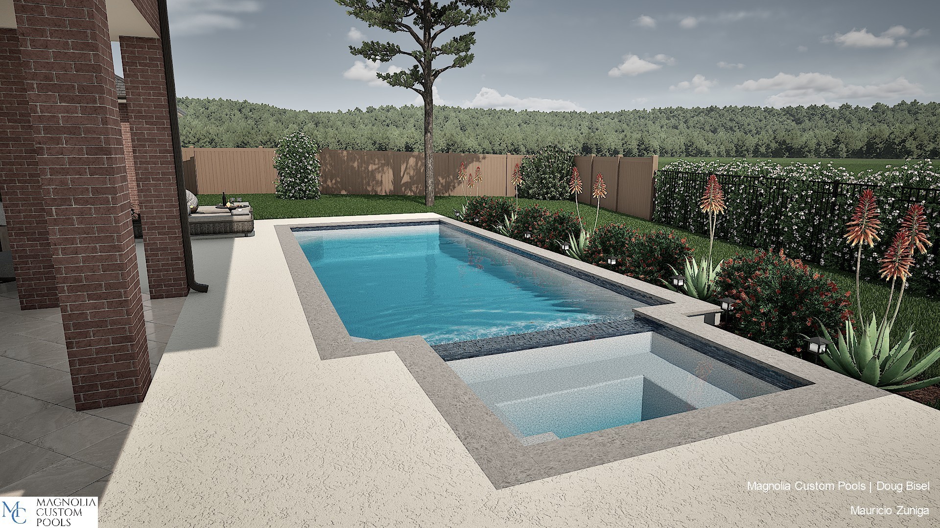 223 South Bauer Point Circle Spring, TX 77389 - Photo 46 of 50 Pool Design view
