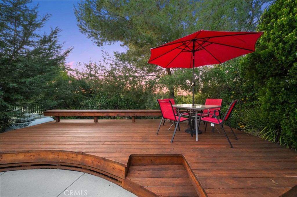 40440 Calle Torcida Temecula, CA 92591 - Photo 39 of 48 a view of backyard with seating space and trees