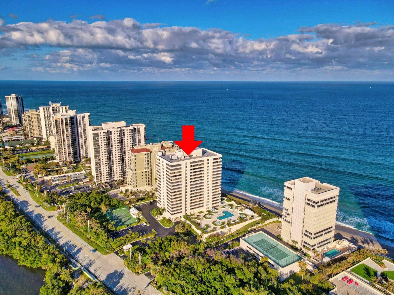 5280 North Ocean Drive, Unit 12F Singer Island, FL 33404 - Photo 29 of 66 a outdoor view with a sitting space