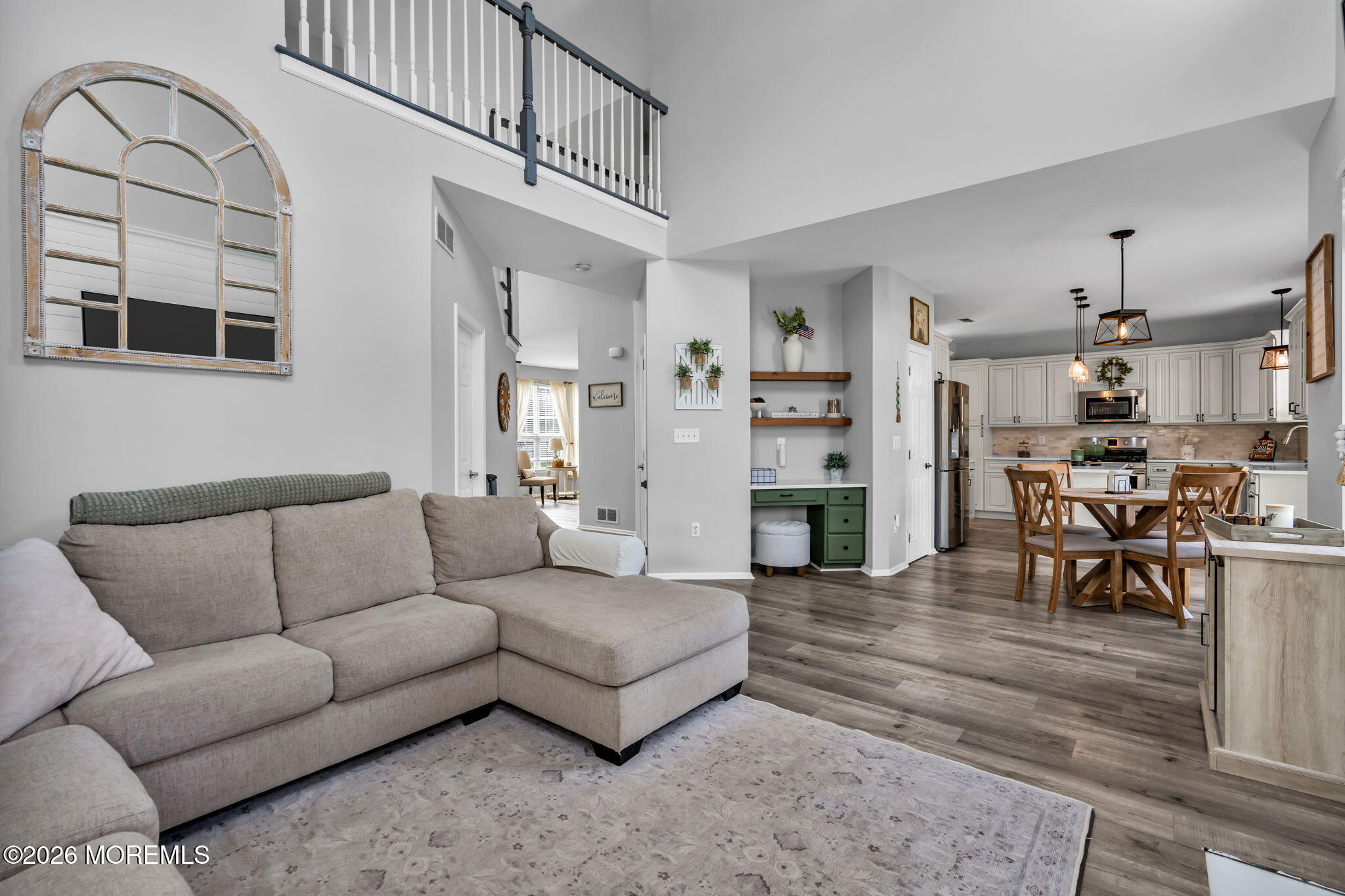 12 Lancaster Way Jackson, NJ 08527 - Photo 27 of 54 a living room with furniture and kitchen view