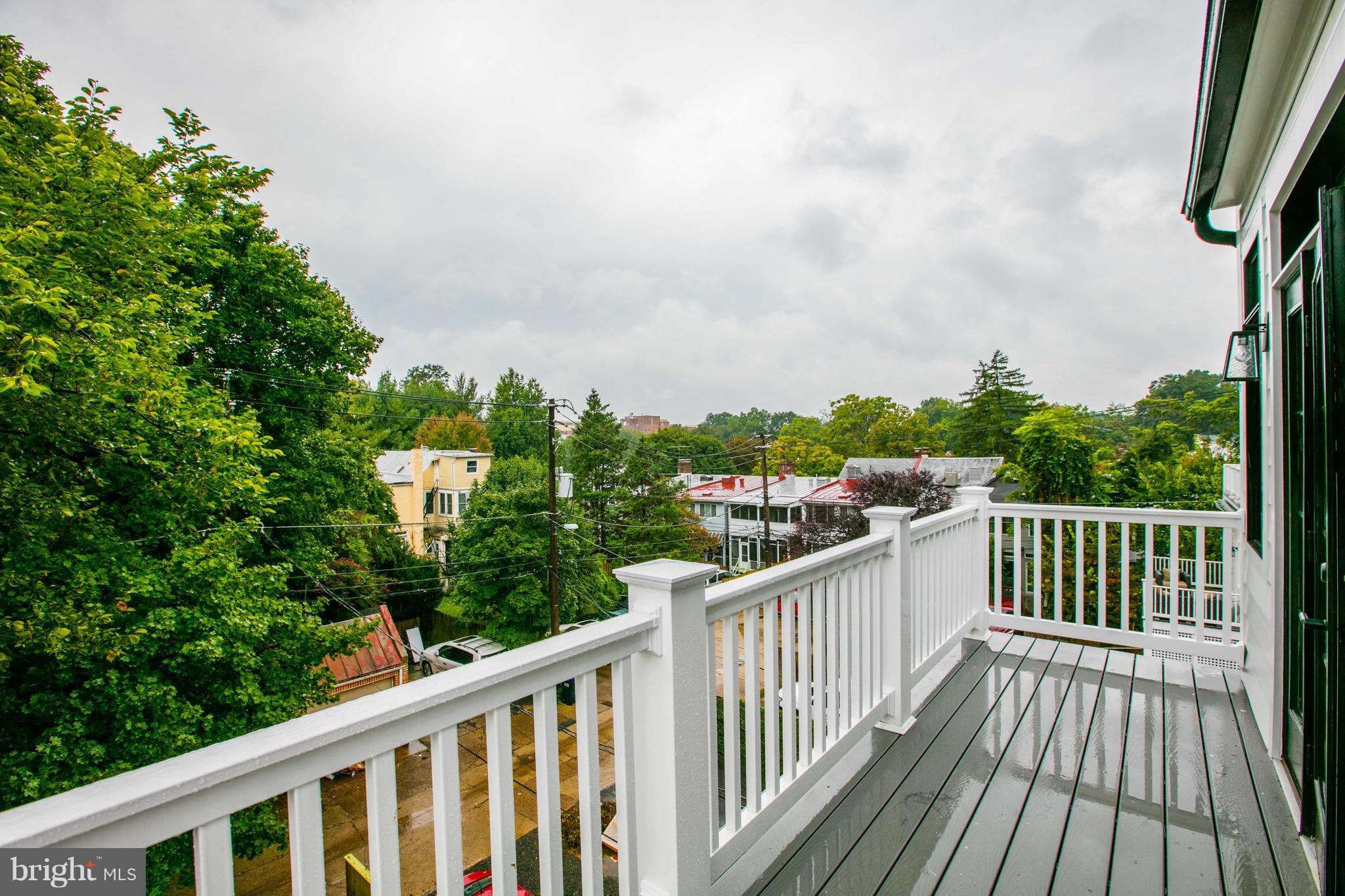 3620 S Street Northwest Washington, DC 20007 - Photo 28 of 29 Balcony off Master