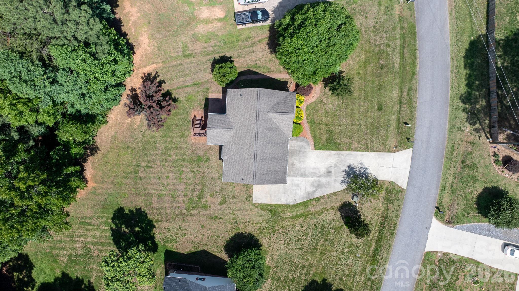 4967 Addison Lane Hickory, NC 28601 - Photo 35 of 43 an aerial view of a house with a yard