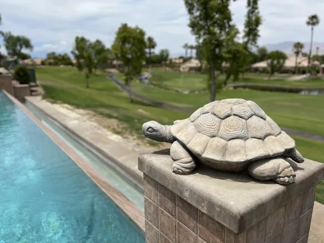 an aerial view of a house having outdoor space