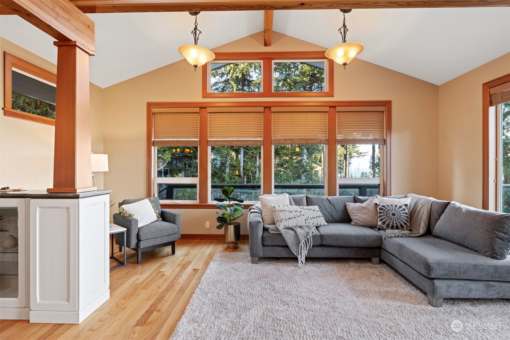 131 Hawthorn Road Bellingham, WA 98225 - Photo 17 of 40 a living room with furniture and a large window