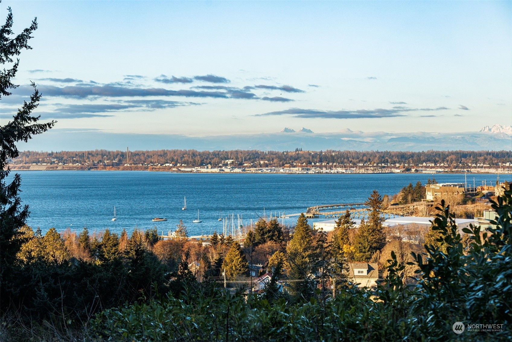 131 Hawthorn Road Bellingham, WA 98225 - Photo 19 of 40 a view of a lake with a city view