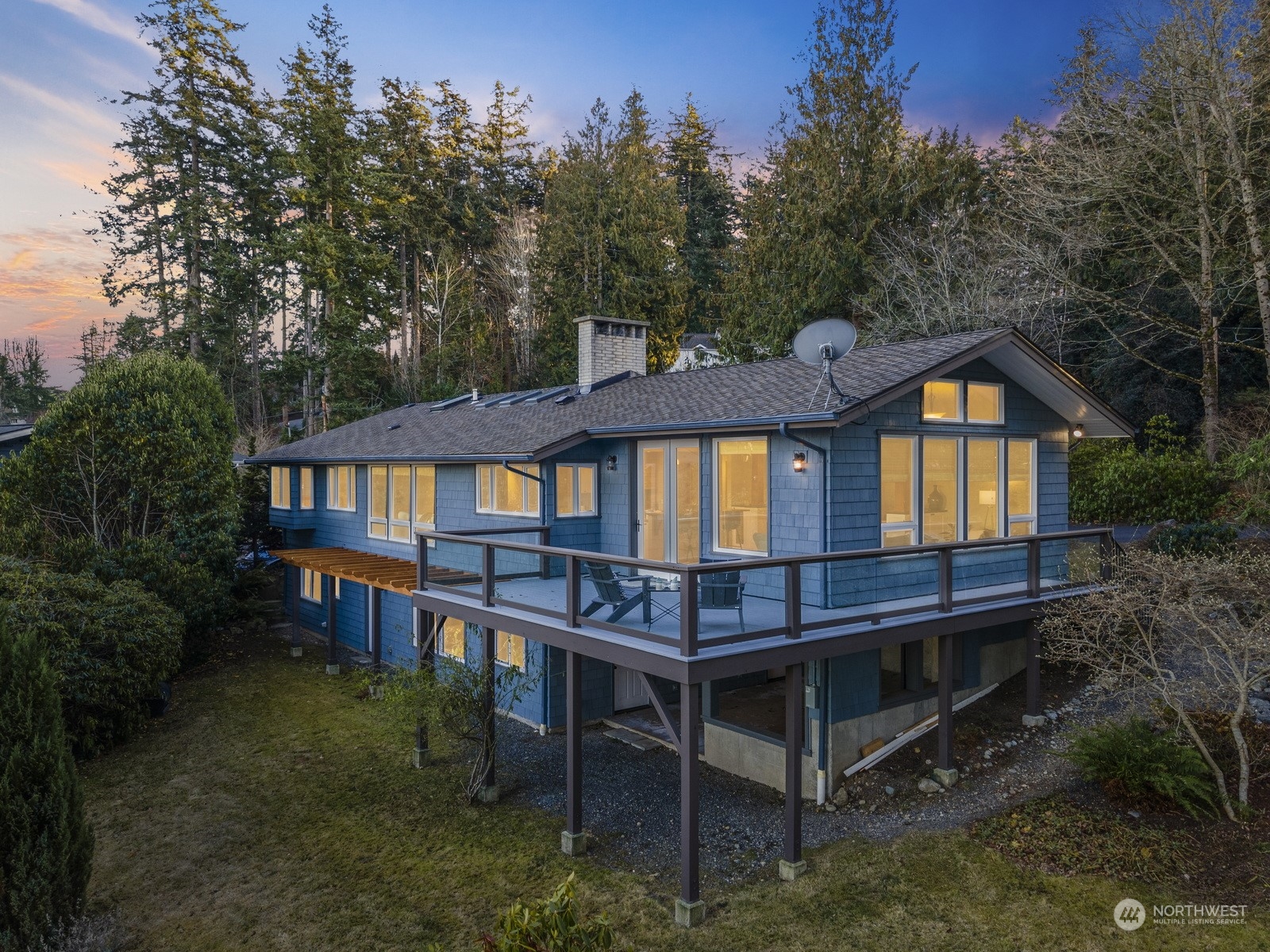 131 Hawthorn Road Bellingham, WA 98225 - Photo 40 of 40 a front view of a house with a yard and deck