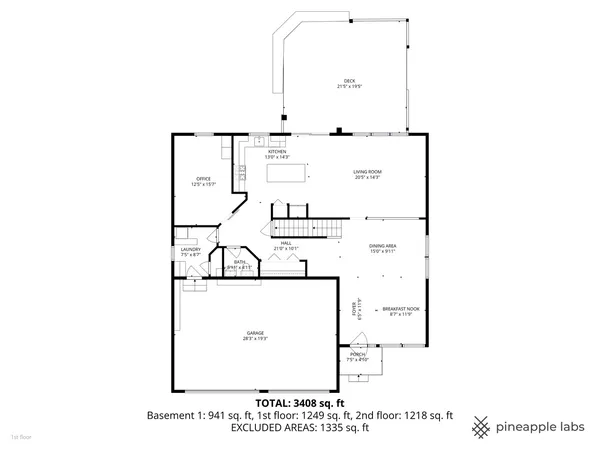 a picture of a floor plan