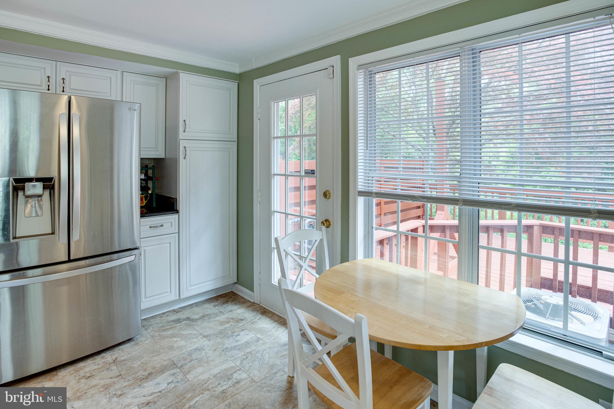 1542 Deer Point Way Reston, VA 20194 - Photo 16 of 68 Kitchen with Door Leading to Deck
