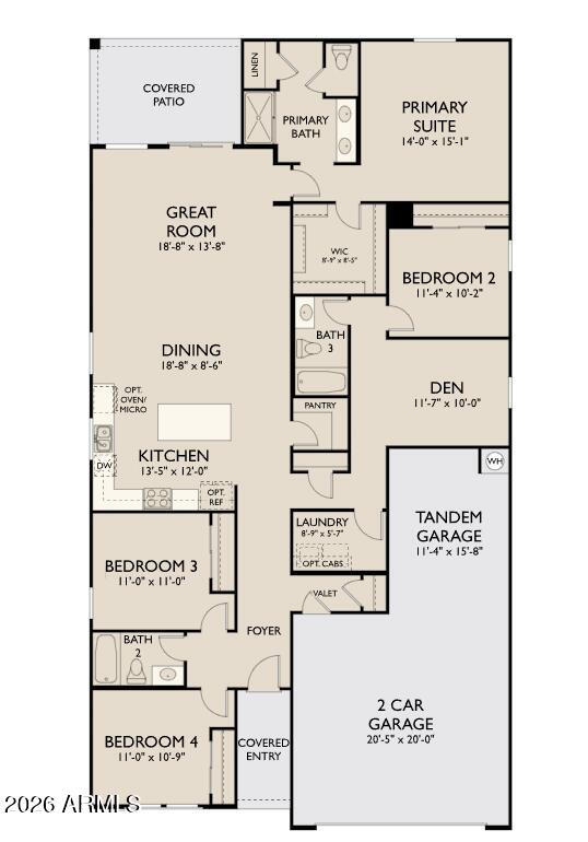 46939 West Dry Gulch Road Maricopa, AZ 85139 - Photo 10 of 10 PAM40- Lot 5- Floor Plan