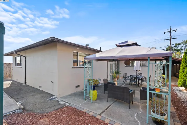 a view of outdoor space and deck