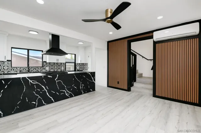 a bed room with a bed and a walk in closet