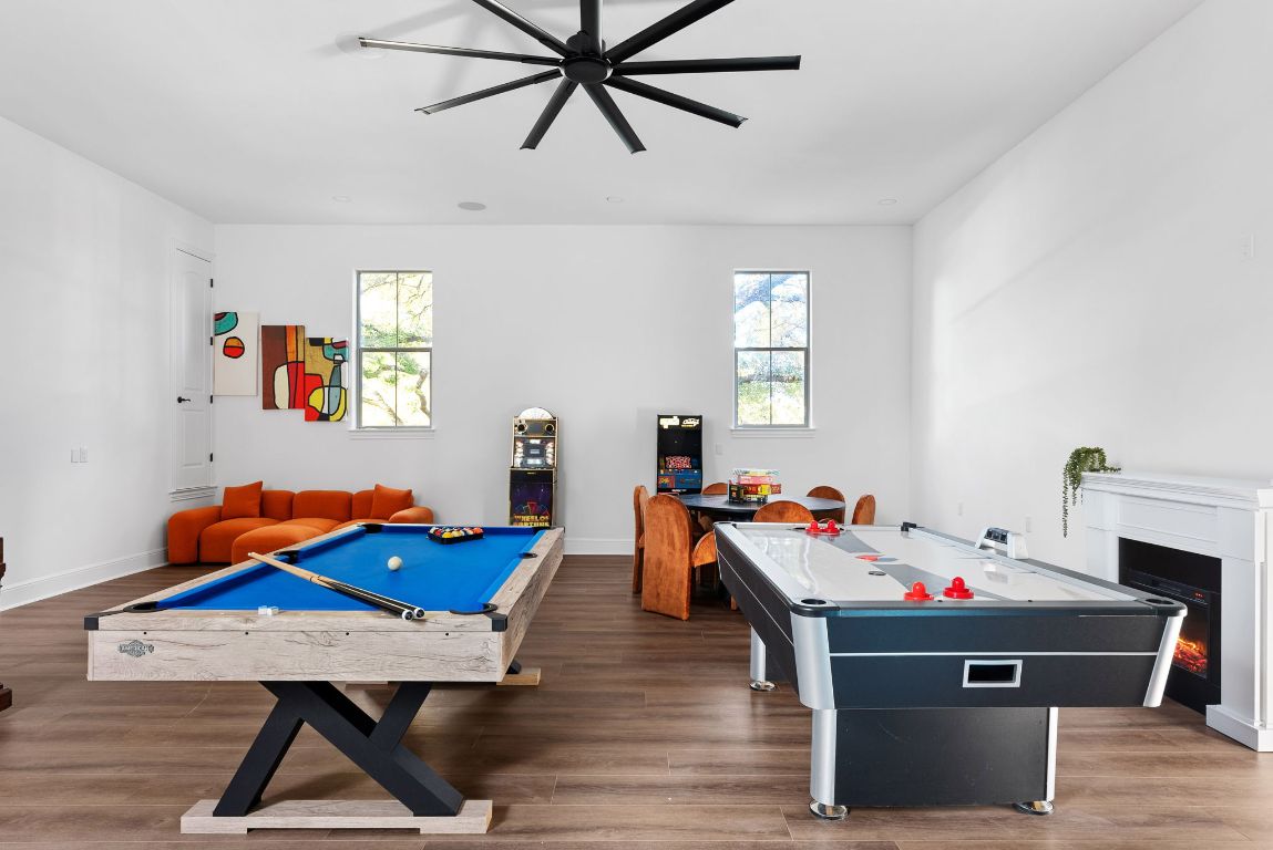 1116 Terjo Lane Austin, TX 78732 - Photo 32 of 40 a living room with furniture and pool table