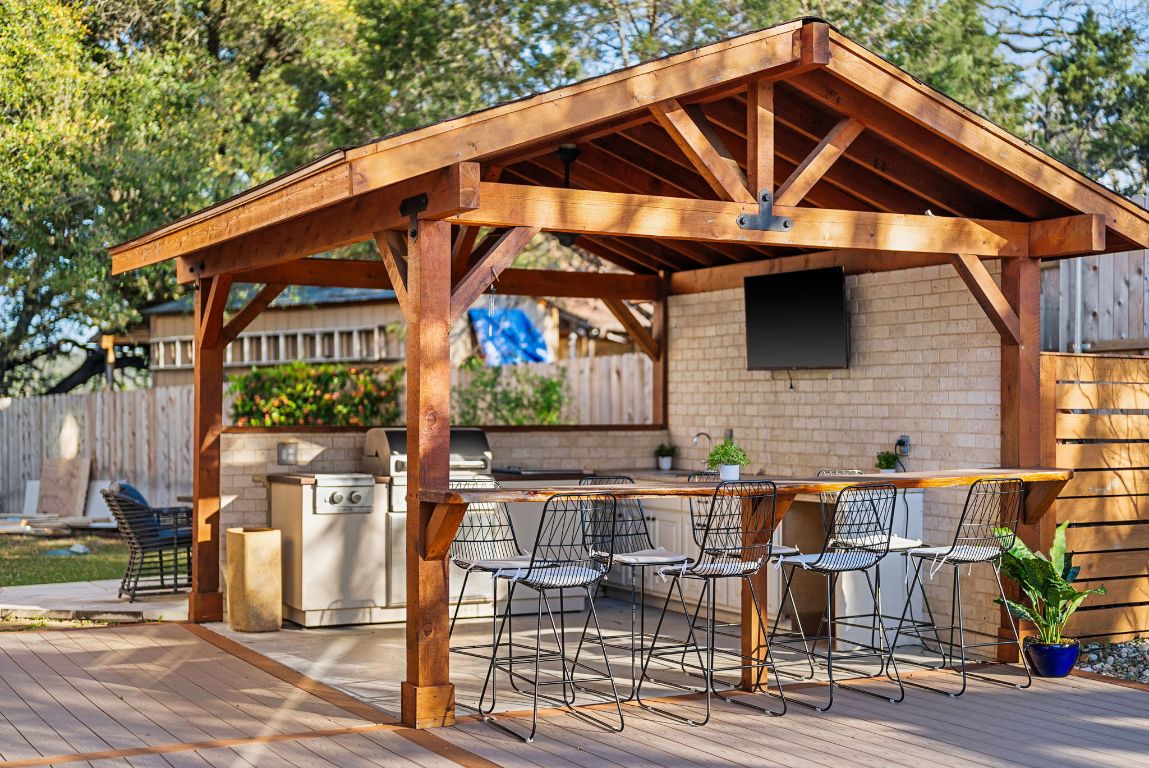 1116 Terjo Lane Austin, TX 78732 - Photo 37 of 40 a patio with table and chairs