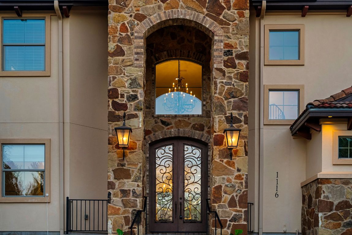 1116 Terjo Lane Austin, TX 78732 - Photo 7 of 40 a close view of a door of the house with a door