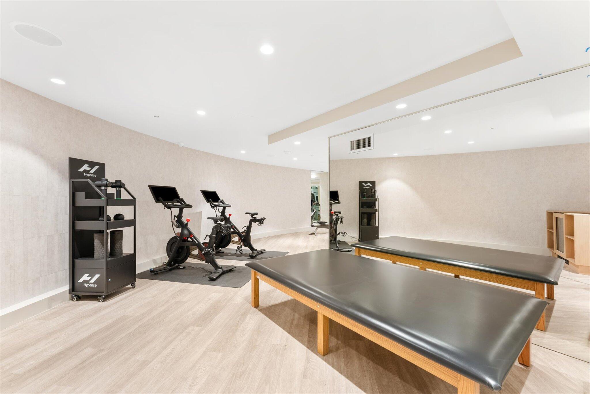 800 South Ocean Boulevard, Unit 303 Boca Raton, FL 33432 - Photo 40 of 49 a view of a room with gym equipment