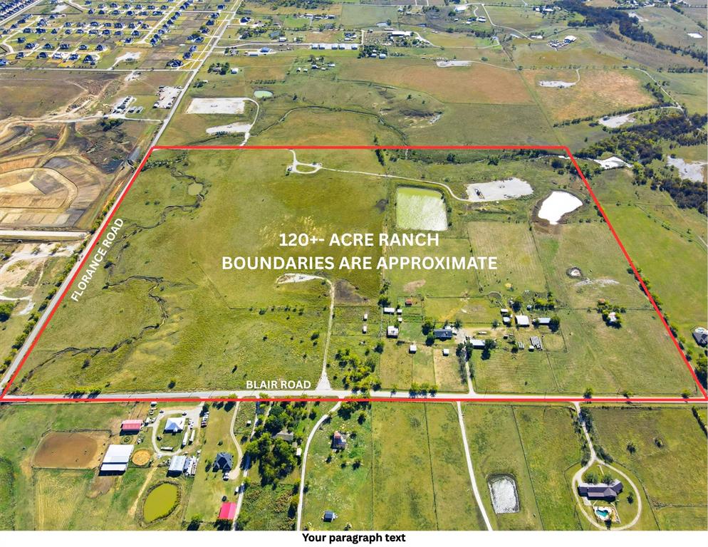 8145 Blair Road Northlake, TX 76247 - Photo 1 of 34 120+- ACRES IN NORTHLAKE ROAD FRONTAGE ON BLAIR AND FLORANCE