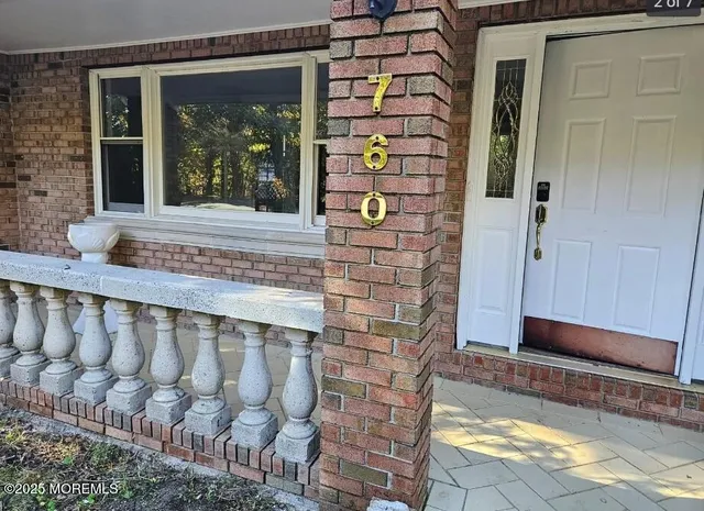 a view of a entryway door of the house
