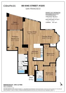 $1,950,000 | 88 King Street, Unit 1205, San Francisco, CA 94107
