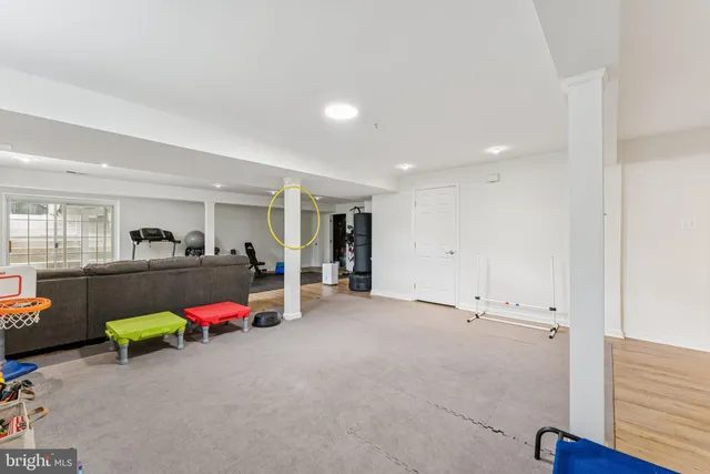 a view of a room with toys