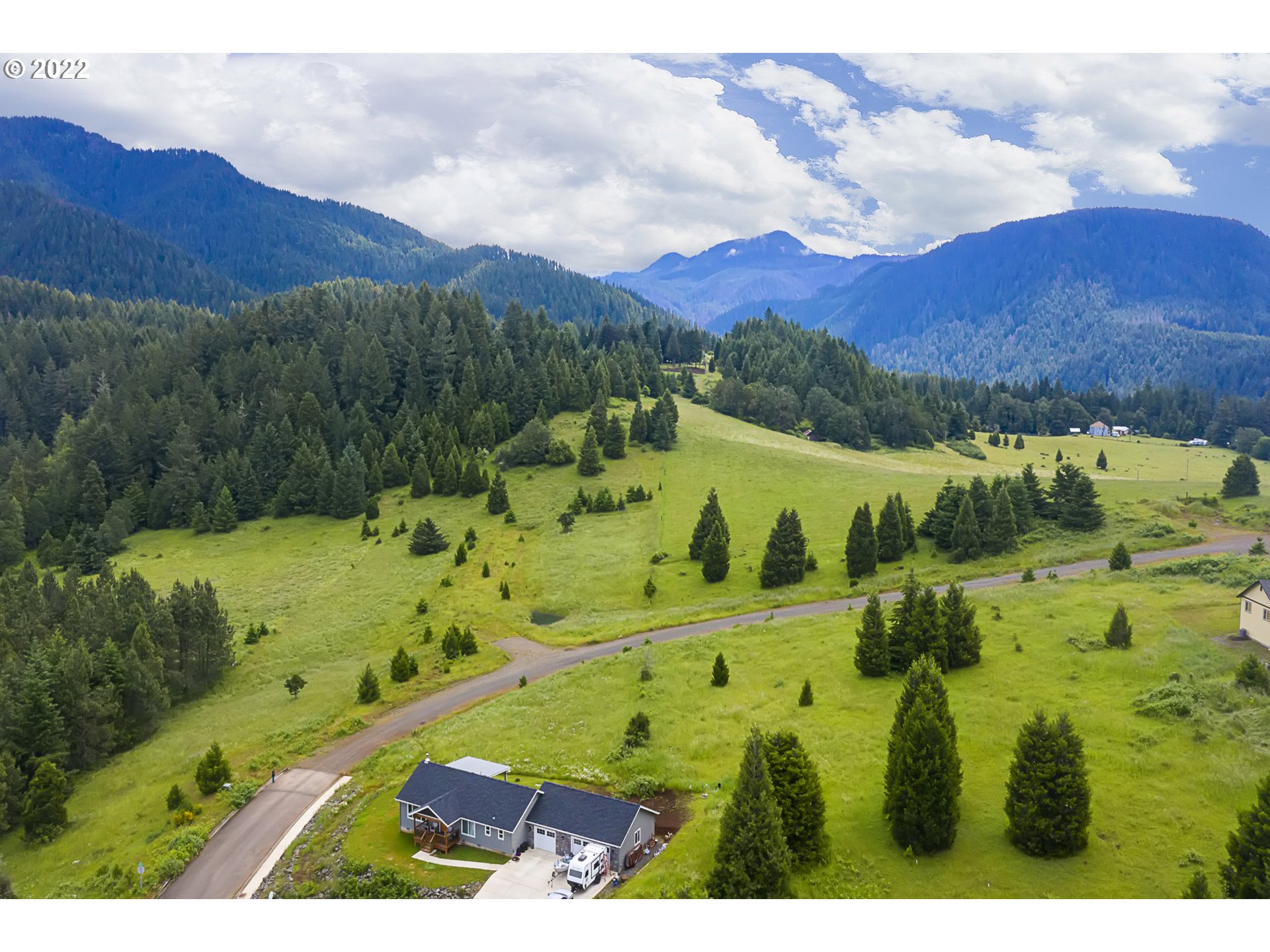 0 Bugle Loop Oakridge, OR 97463 - Photo 11 of 11 a view of an aerial view of residential houses with outdoor space and city view