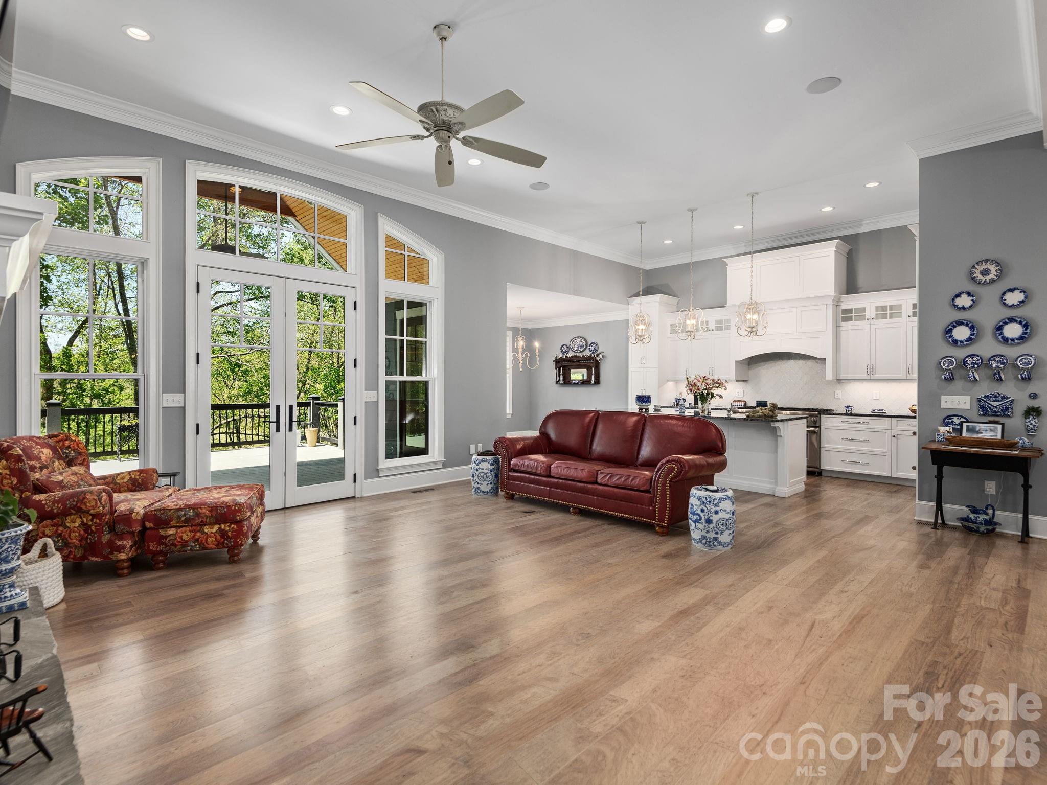 28 Falling Star Court Fletcher, NC 28732 - Photo 6 of 33 a living room with furniture and a large window