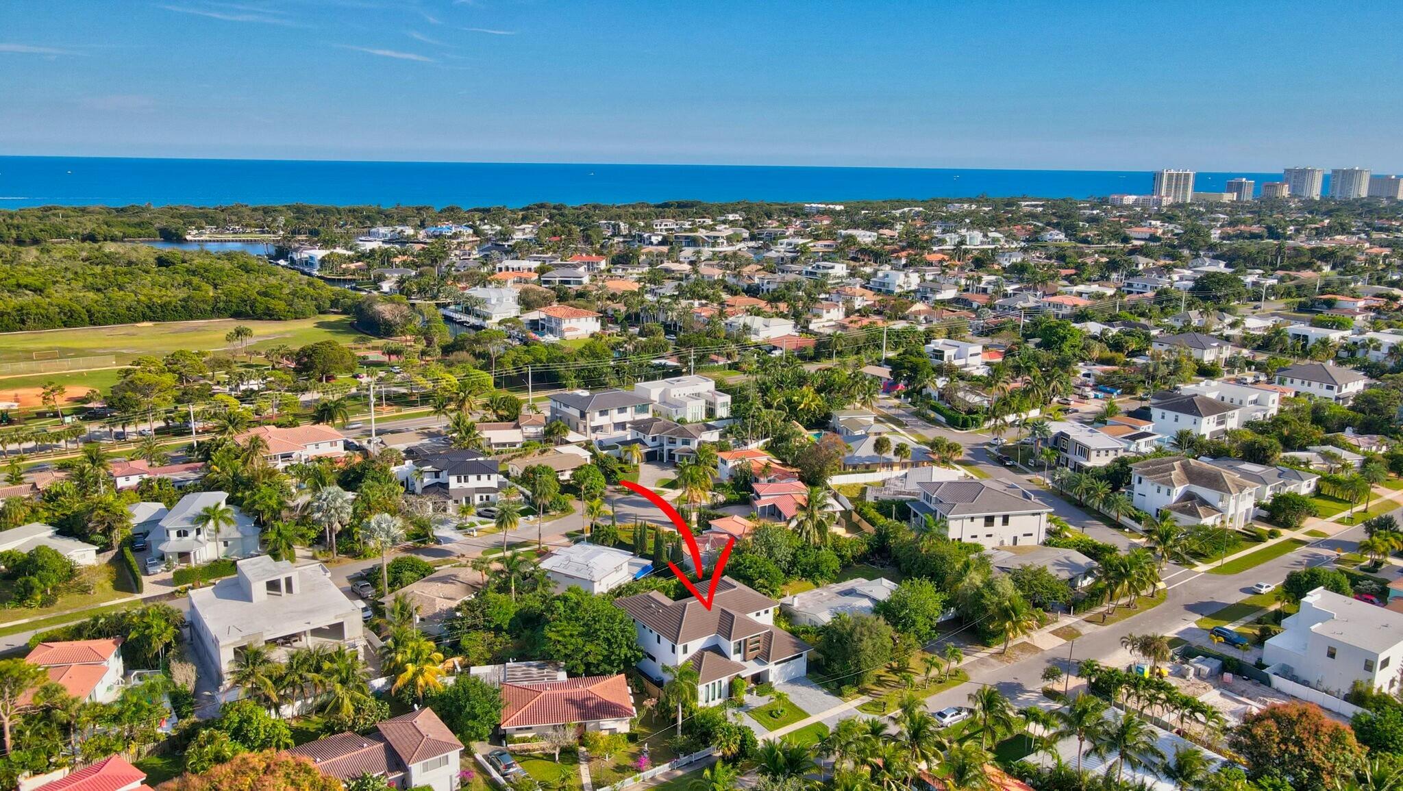 1470 Northeast 4th Avenue Boca Raton, FL 33432 - Photo 79 of 86 an aerial view of a city