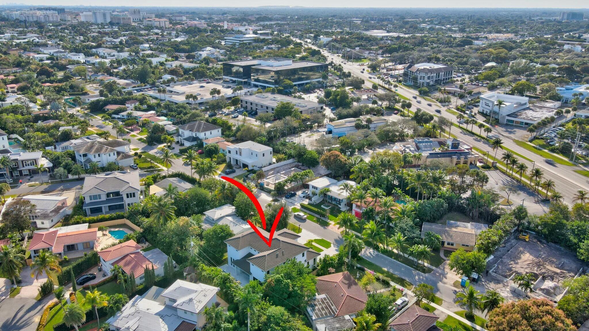 1470 Northeast 4th Avenue Boca Raton, FL 33432 - Photo 80 of 86 an aerial view of multiple house