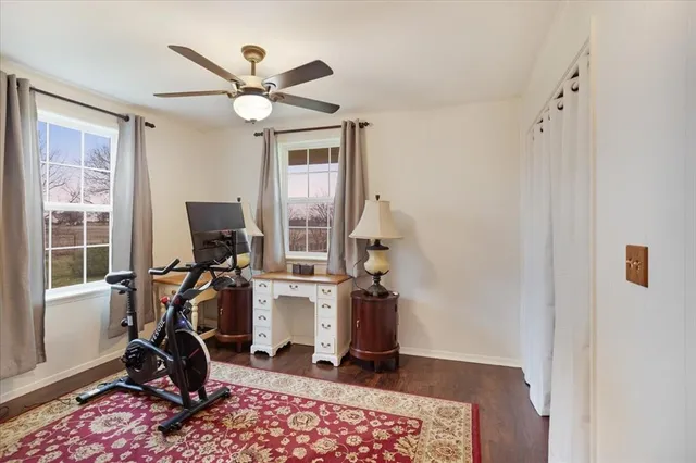 a view of workspace with windows