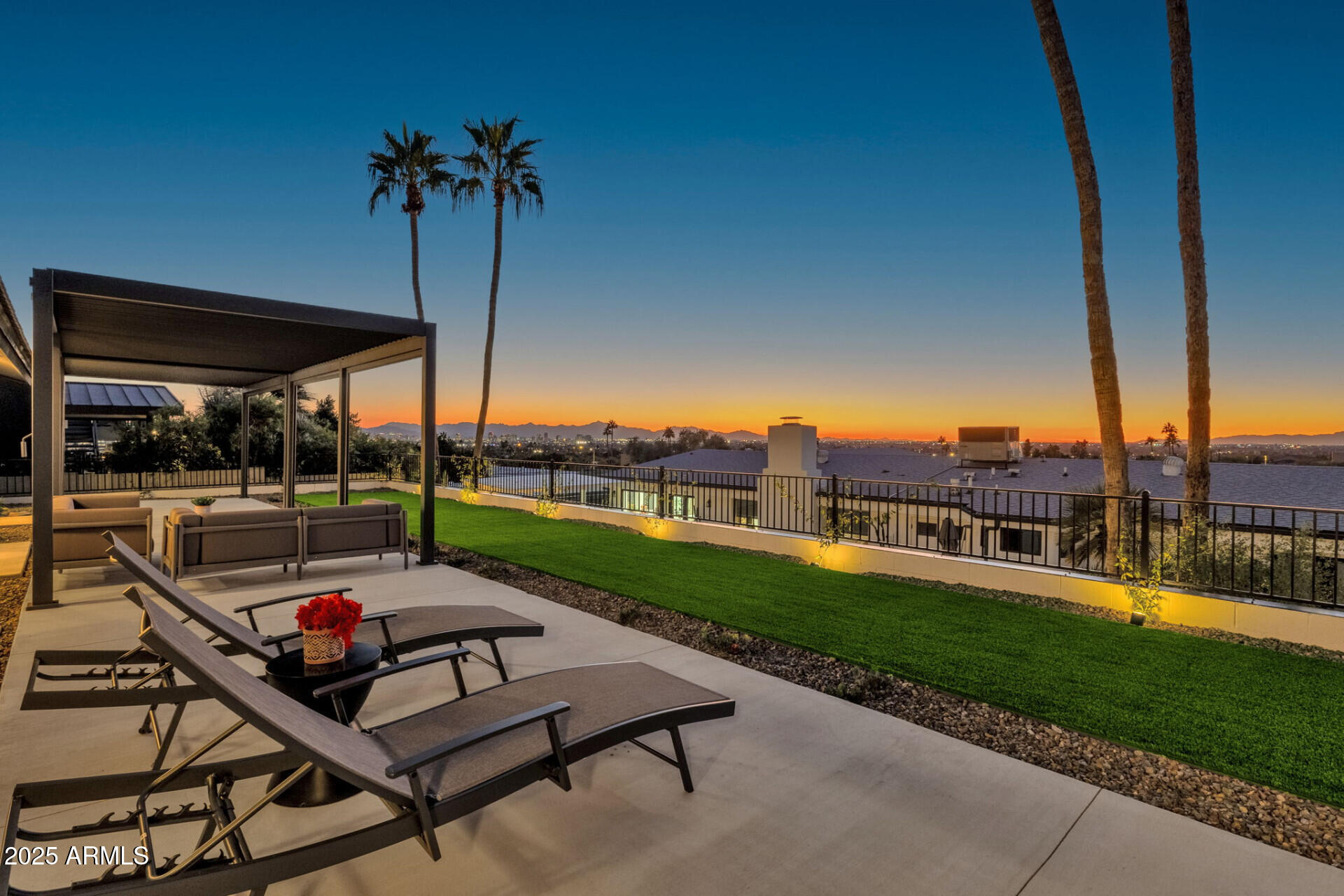 7112 North 23rd Way Phoenix, AZ 85020 - Photo 41 of 50 a view of a roof deck with couches and a table