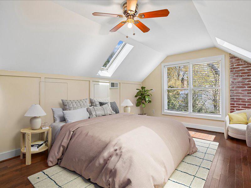 1305 Key Drive Alexandria, VA 22302 - Photo 25 of 64 a spacious bedroom with a bed and a window