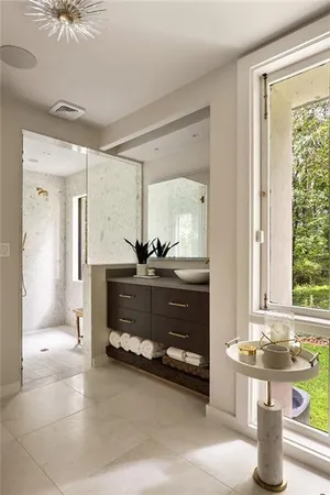 a view of entryway livingroom and hall