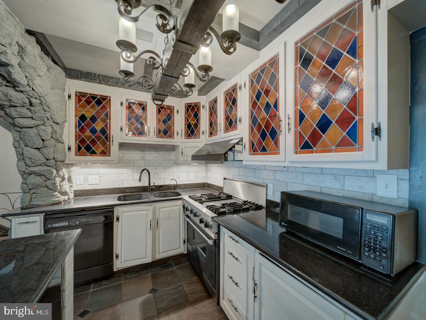 2142 Cathedral Avenue Northwest Washington, DC 20008 - Photo 33 of 60 a kitchen with stainless steel appliances granite countertop a stove and a sink