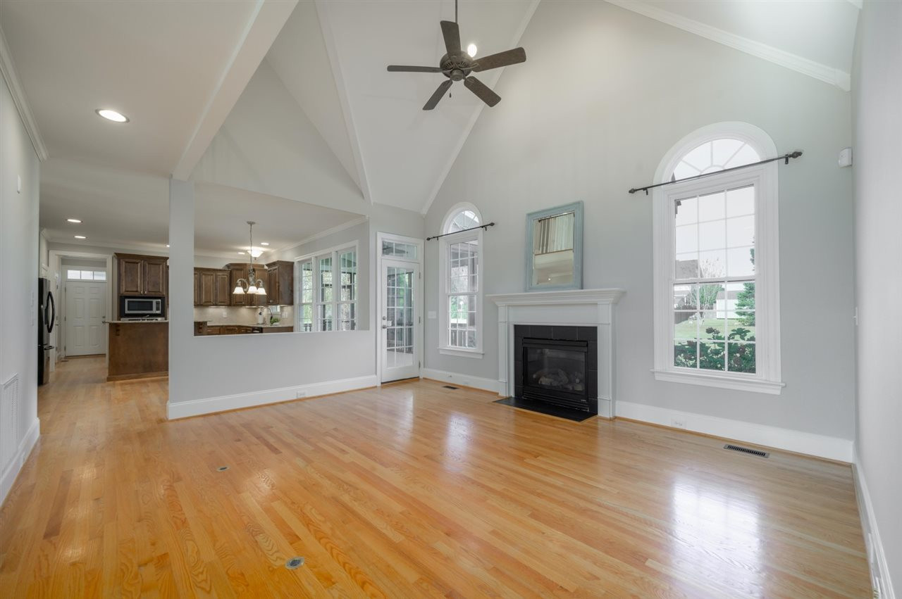 2116 Conroy Way Willow Spring, NC 27592 - Photo 6 of 26 Family room with fireplace & gas logs