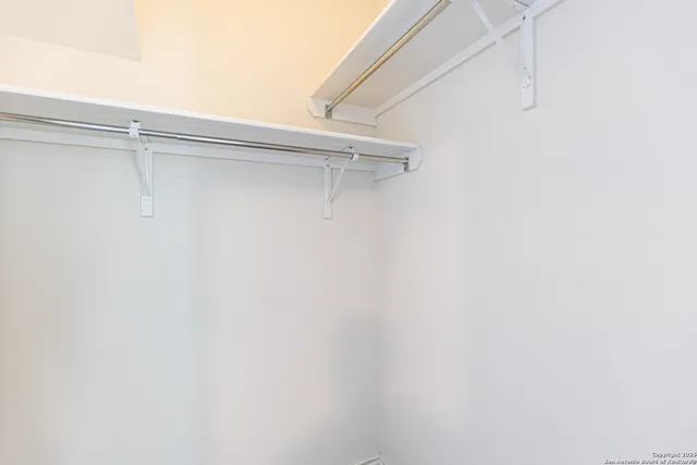 a view of a rack on the wall