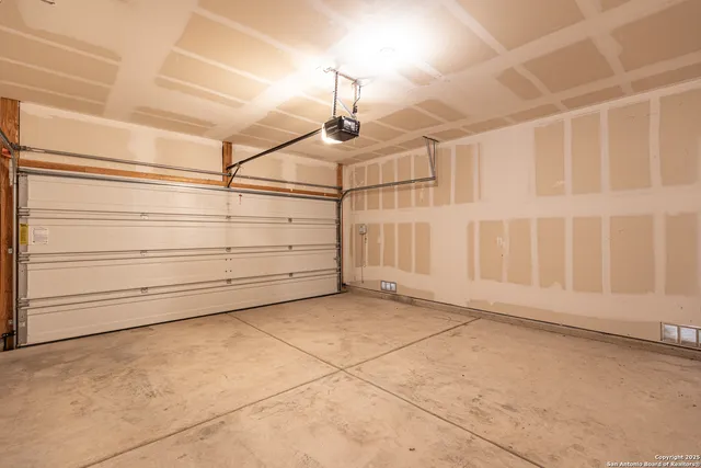 a view of a room with storage