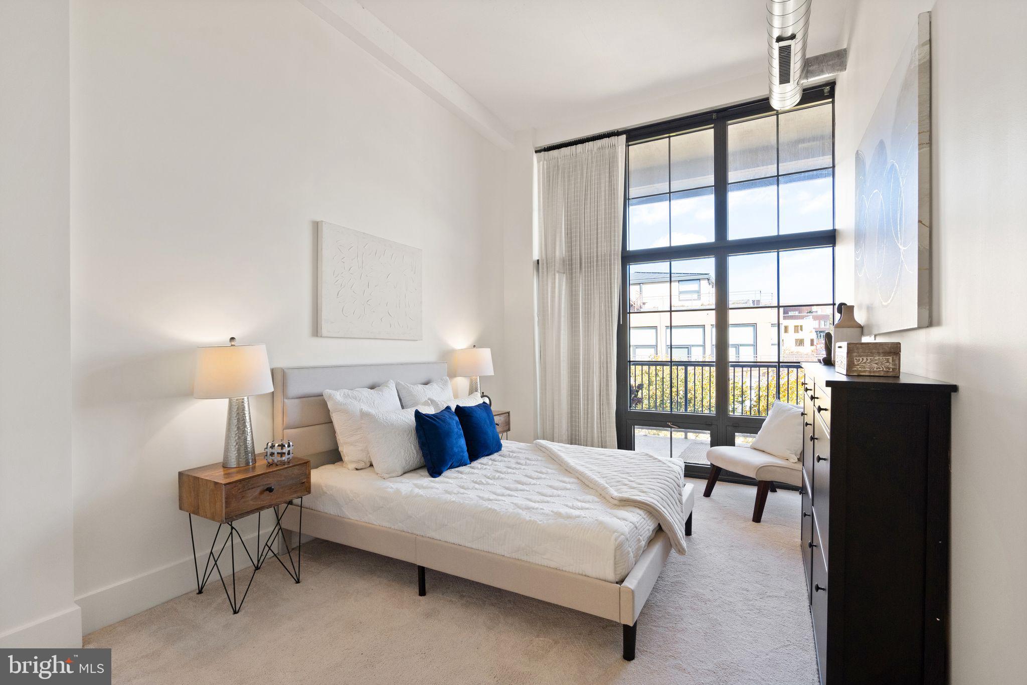 2328 Champlain Street Northwest, Unit PH424 Washington, DC 20009 - Photo 14 of 50 Primary Bedroom w/ Room for a King Size Bed