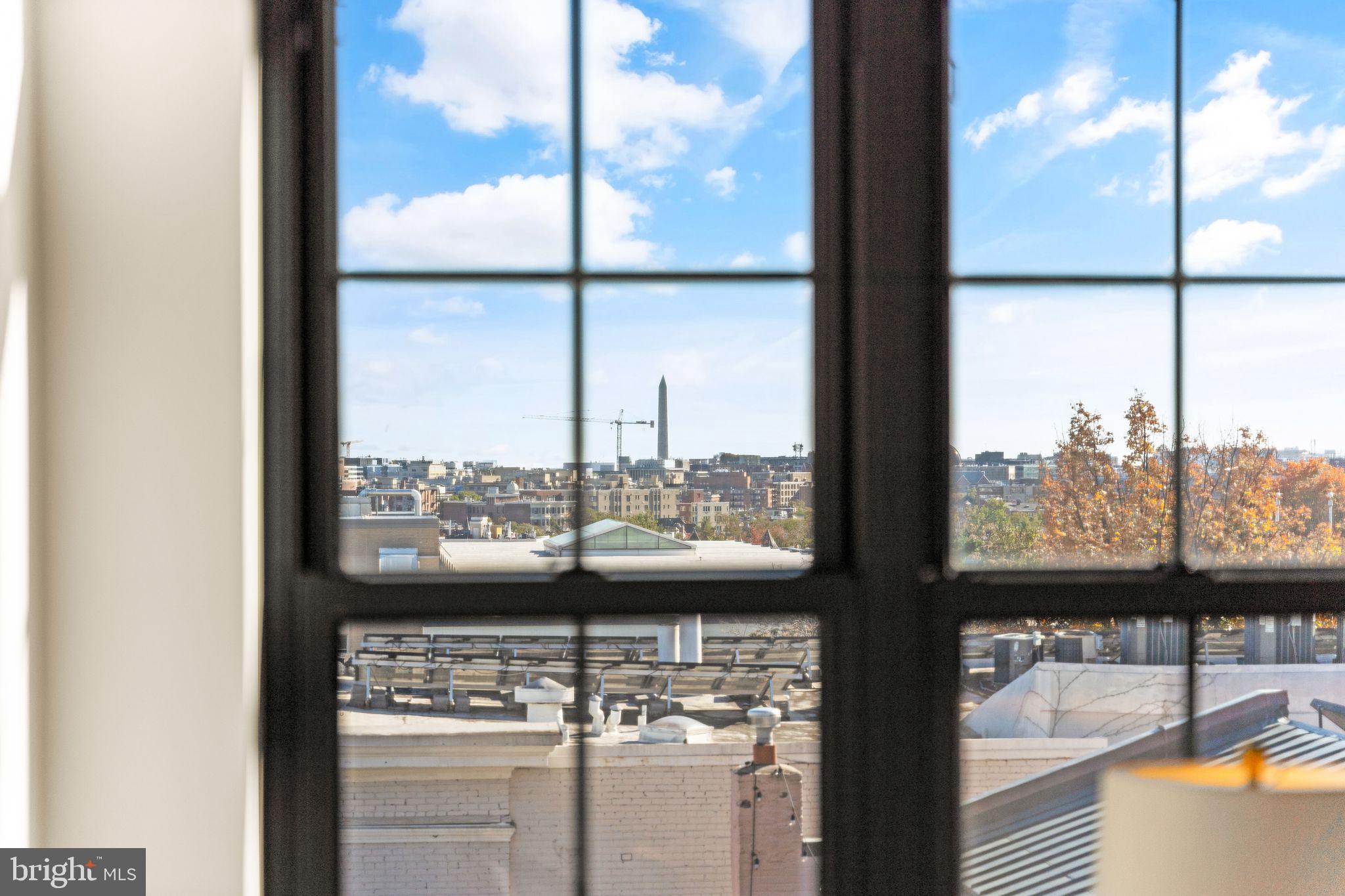 2328 Champlain Street Northwest, Unit PH424 Washington, DC 20009 - Photo 10 of 50 Living Room w/Washington Monument Views
