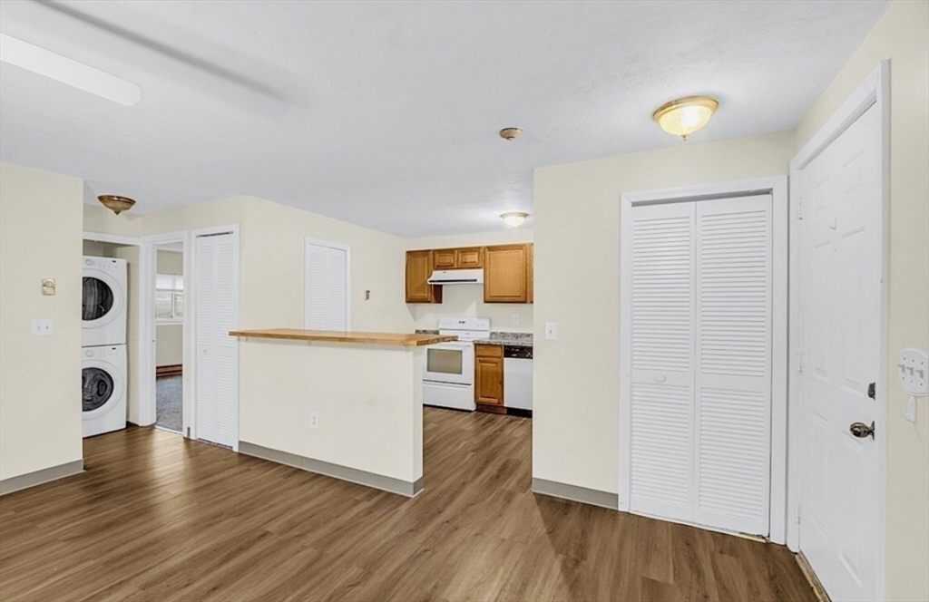 11 Gibbs Street, Unit A6 Worcester, MA 01607 - Photo 13 of 14 a view of a kitchen with wooden floor