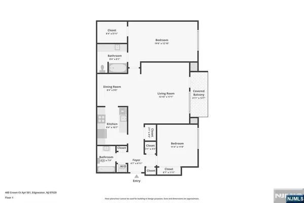 $589,000 | 400 Crown Court, Unit 561, Edgewater, NJ 07020