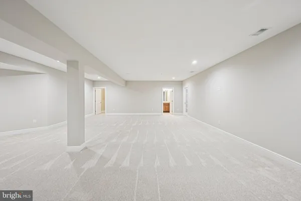 a view of empty room