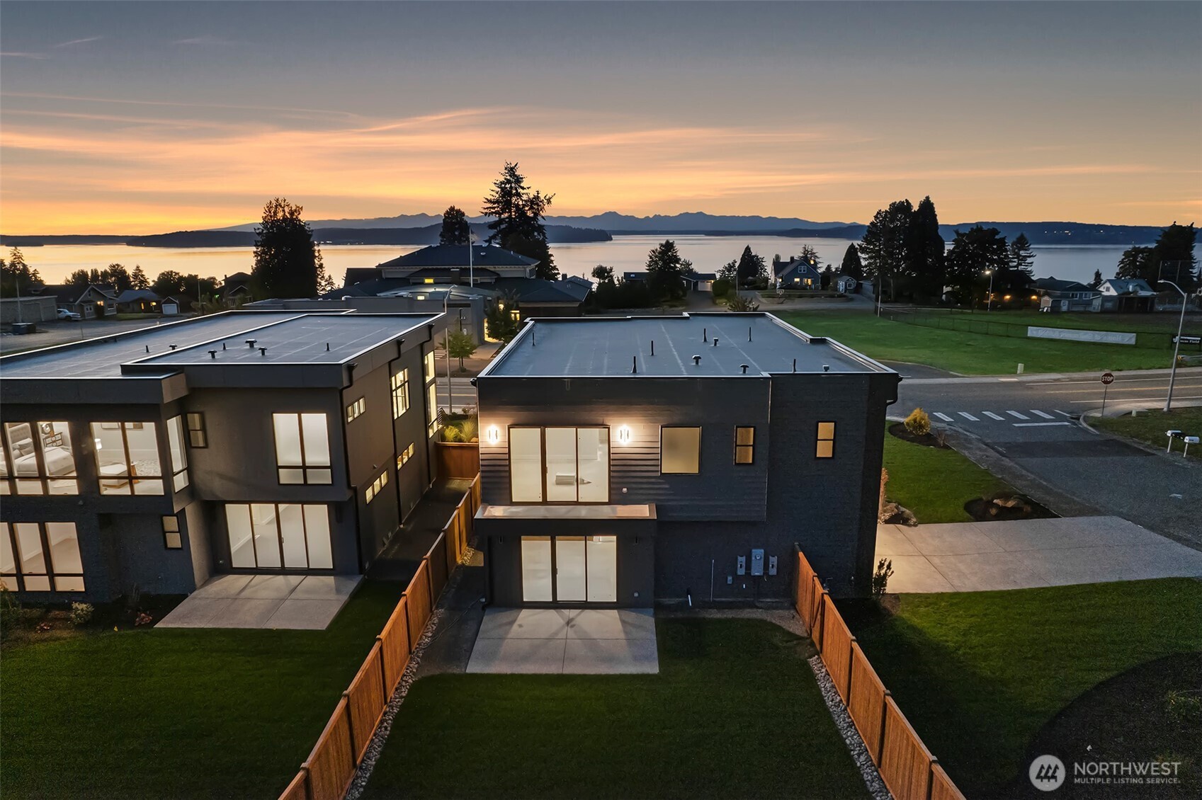1422 Sequalish Street Steilacoom, WA 98388 - Photo 33 of 34 aerial view of a house with a yard from a fireplace