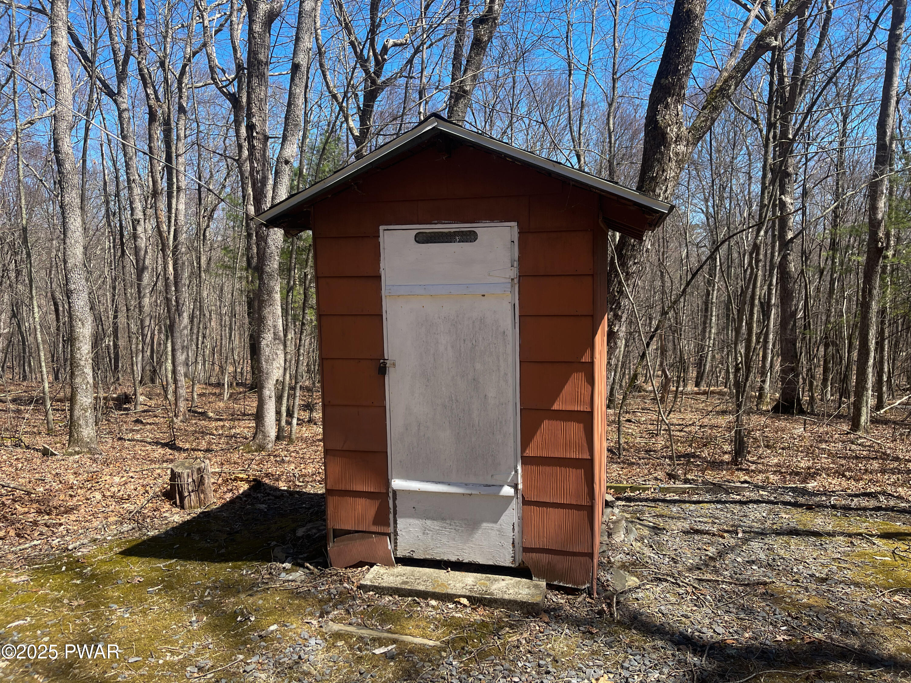 159 Five Mile Mdw Road, Unit 19C 957 Dingmans Ferry, PA 18328 - Photo 10 of 13 Outhouse