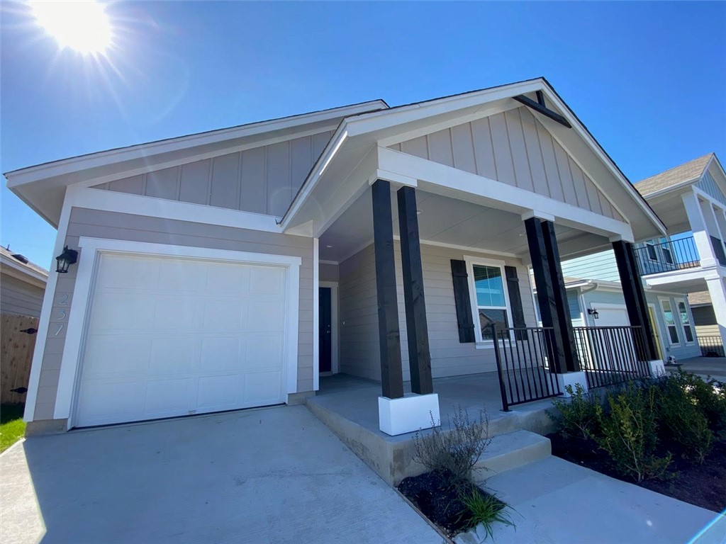 237 Michaelis Drive Leander, TX 78641 - Photo 2 of 23 a yellow house with outdoor space