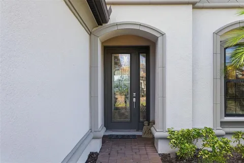 a view of front door of a house