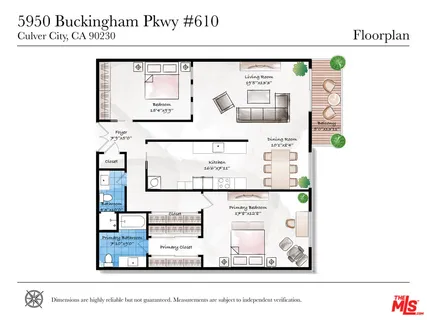 $595,000 | 5950 Buckingham Parkway, Unit 610, Culver City, CA 90230