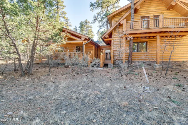 front view of a house with a dry yard