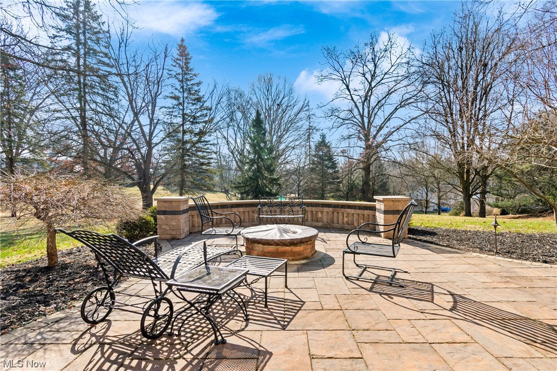 2655 Glenmont Road Northwest Canton, OH 44708 - Photo 30 of 34 Rear Patio w/ firepit