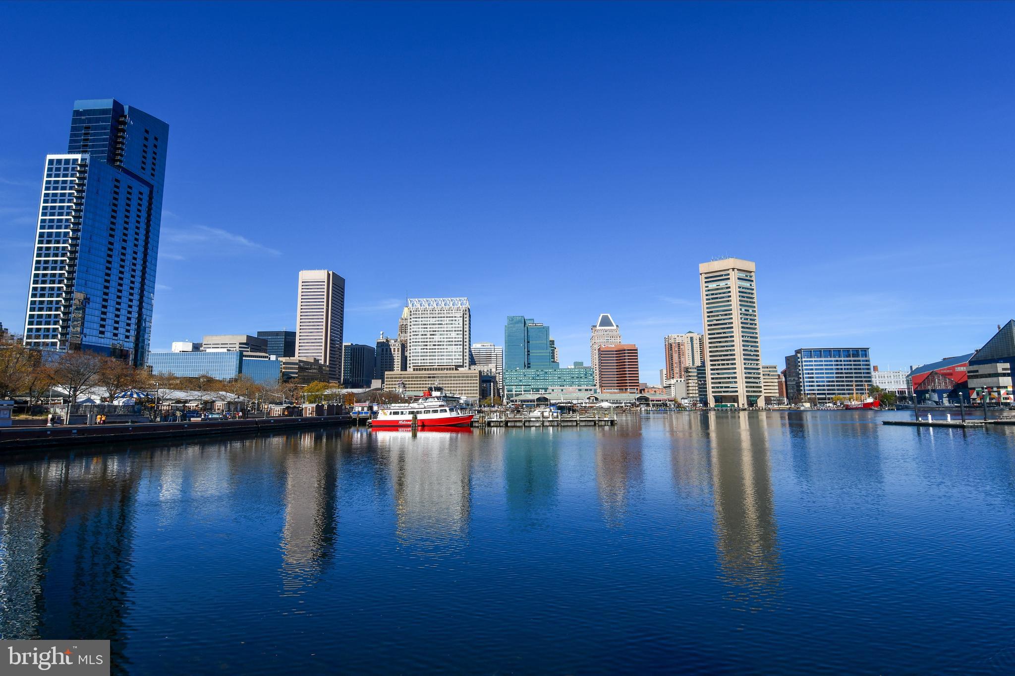 10 East Lee Street, Unit 809 Baltimore, MD 21202 - Photo 41 of 58 a view of ocean with city view