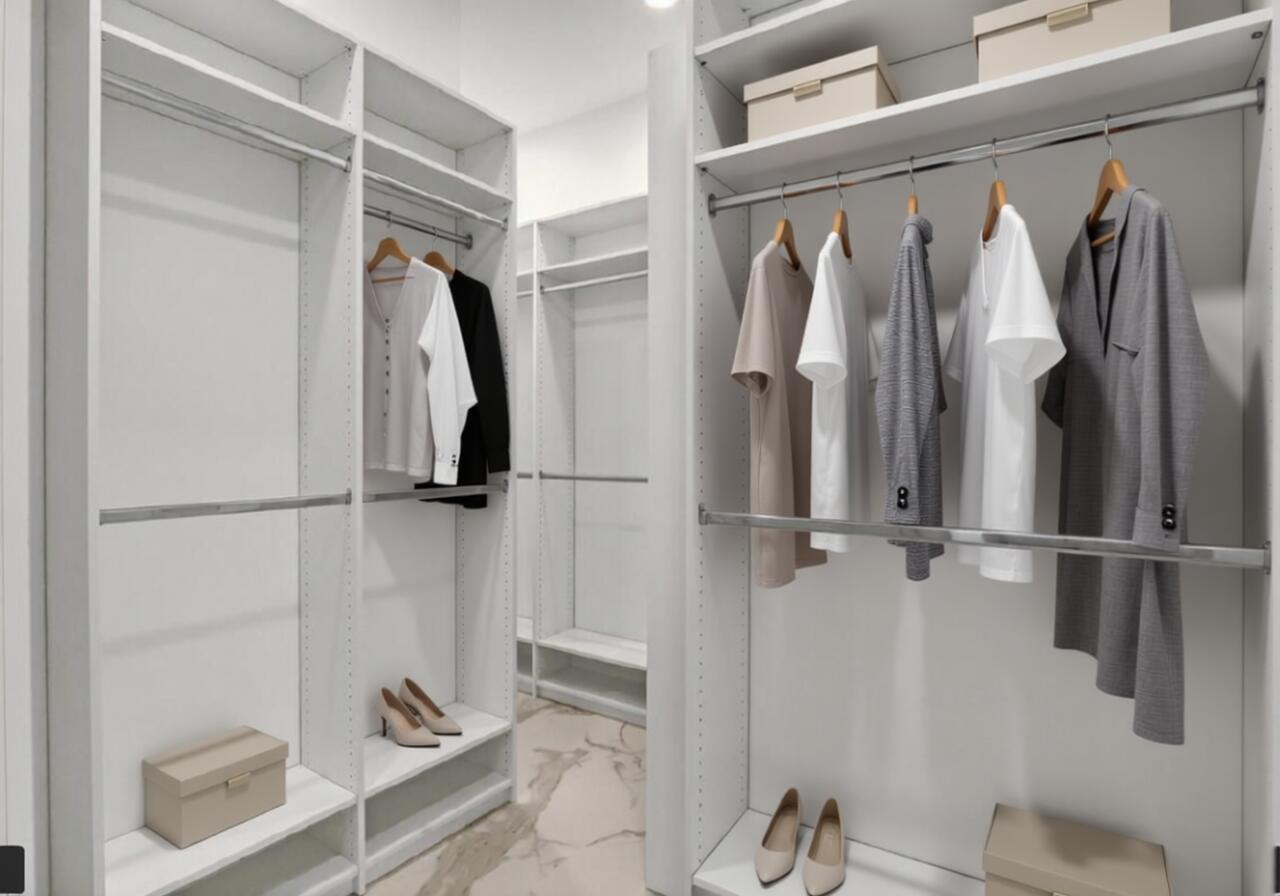11871 Randolph Siding Road Jupiter, FL 33478 - Photo 35 of 51 a view of walk in closet with clothes and shoes