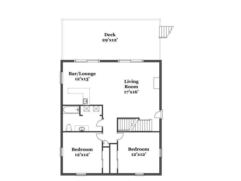 122 Conch Road Narragansett, RI 02882 - Photo 24 of 25 1st Floor Plan.